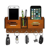 Wooden Wall Hanging Mobile Holder and Key Holder 3D DIY Design