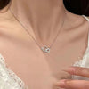Silver Color Love Heart Pendant Necklace